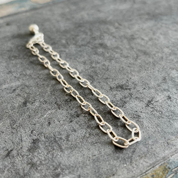 'thick chain' bracelet | 24K gold plated