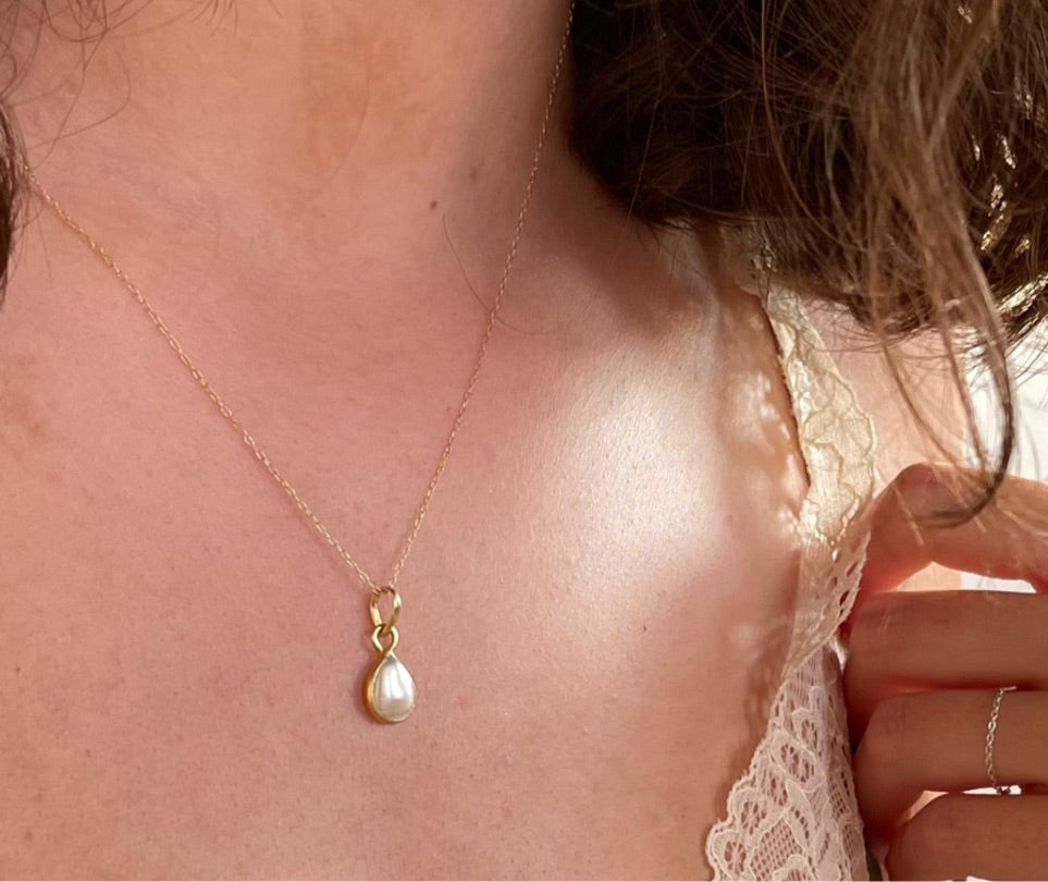 'perlada' necklace | 24k gold-plated