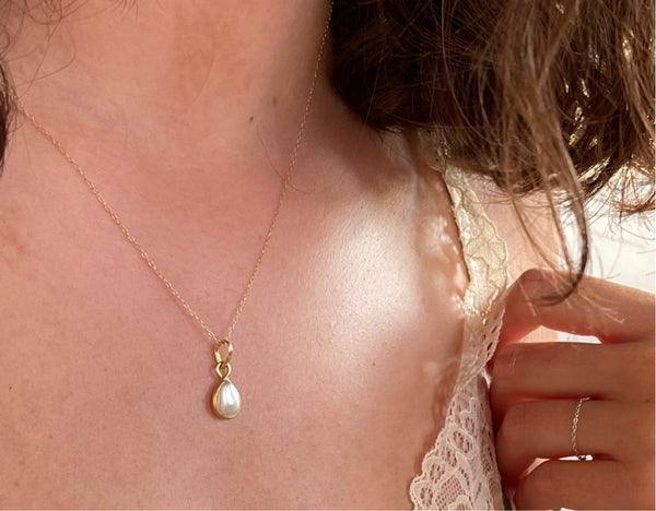 'perlada' necklace | 24k gold-plated