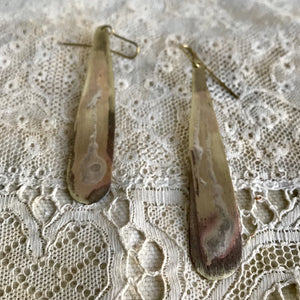 'Aura long' Earrings | Copper & bronze