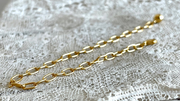 'Thick chain' bracelet | 24K Gold plated