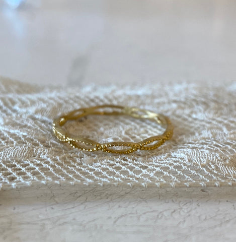 'shallot' ring | 24k gold-plated