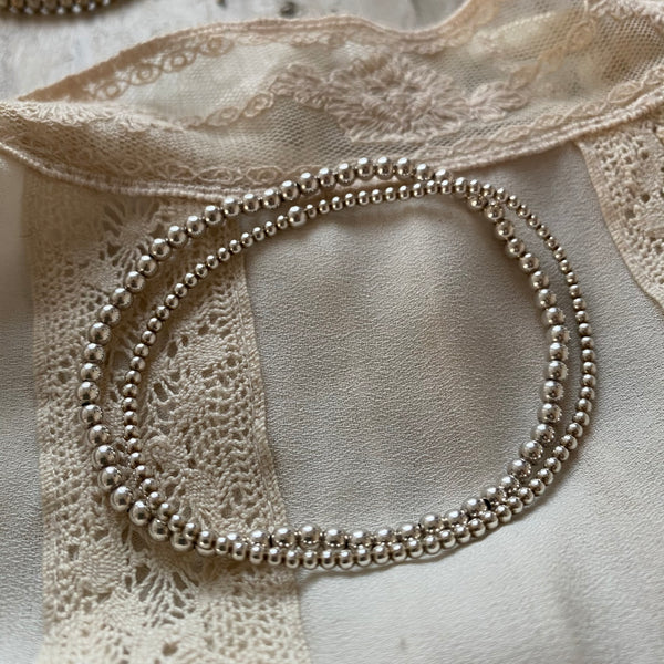 'ball' bracelet | 925 oxidized silver