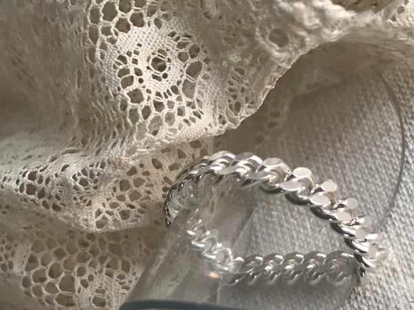 'curb’’ chain ring | silver 925