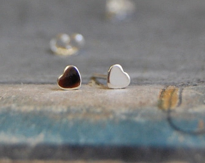 Small hearts earstuds | 925 Silver