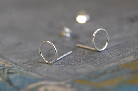 'hoop' earstuds | 925 silver | different sizes