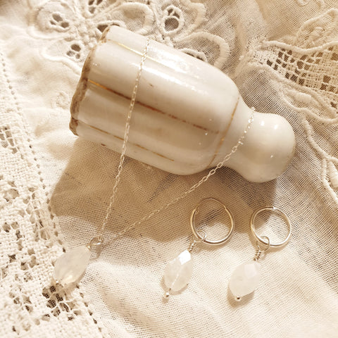 moonstone set | 925 silver