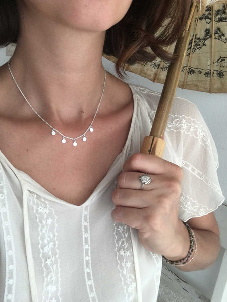 'five coin' necklace | 925 silver