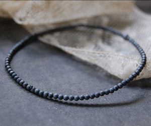 'Ball' bracelet | 925 Oxidized-silber