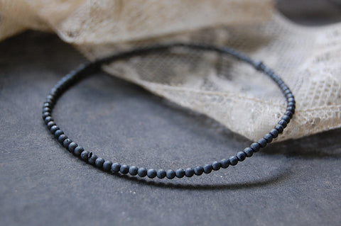 'Ball' bracelet | 925 Oxidized-silber