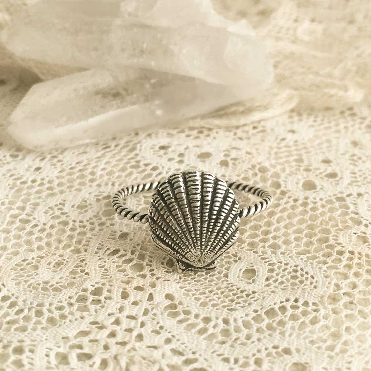 'shell' ring | 925 silver