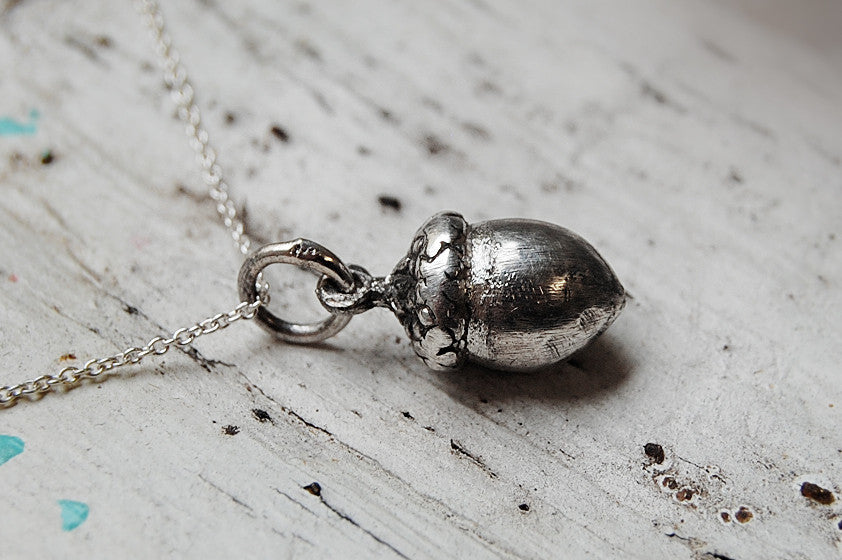 'Acorn' necklace | 925 silver