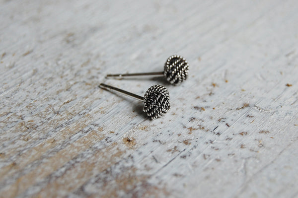 knot earstuds | 925 silver