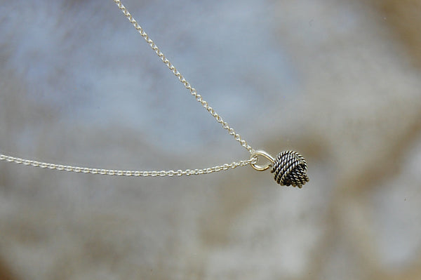 knot small necklace | 925 silver