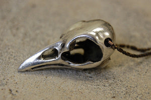 'bird skull' necklace | 925 silver