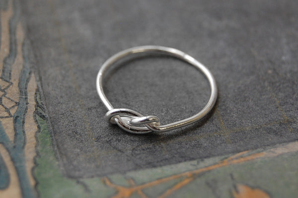 'infinity knot' ring | 925 silver