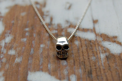 'skull' necklace | 925 silver