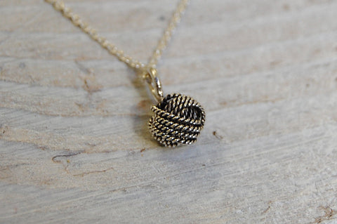 knot small necklace | 925 silver