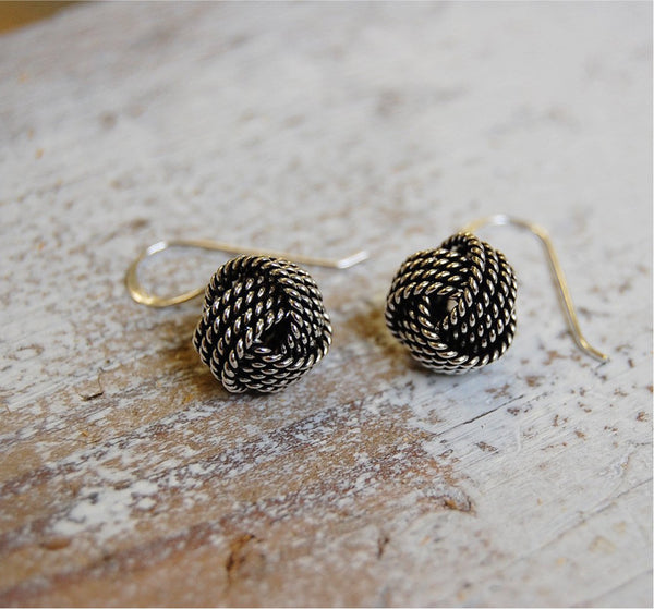 knot earrings | 925 silver