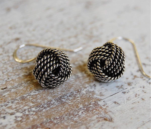 knot earrings | 925 silver