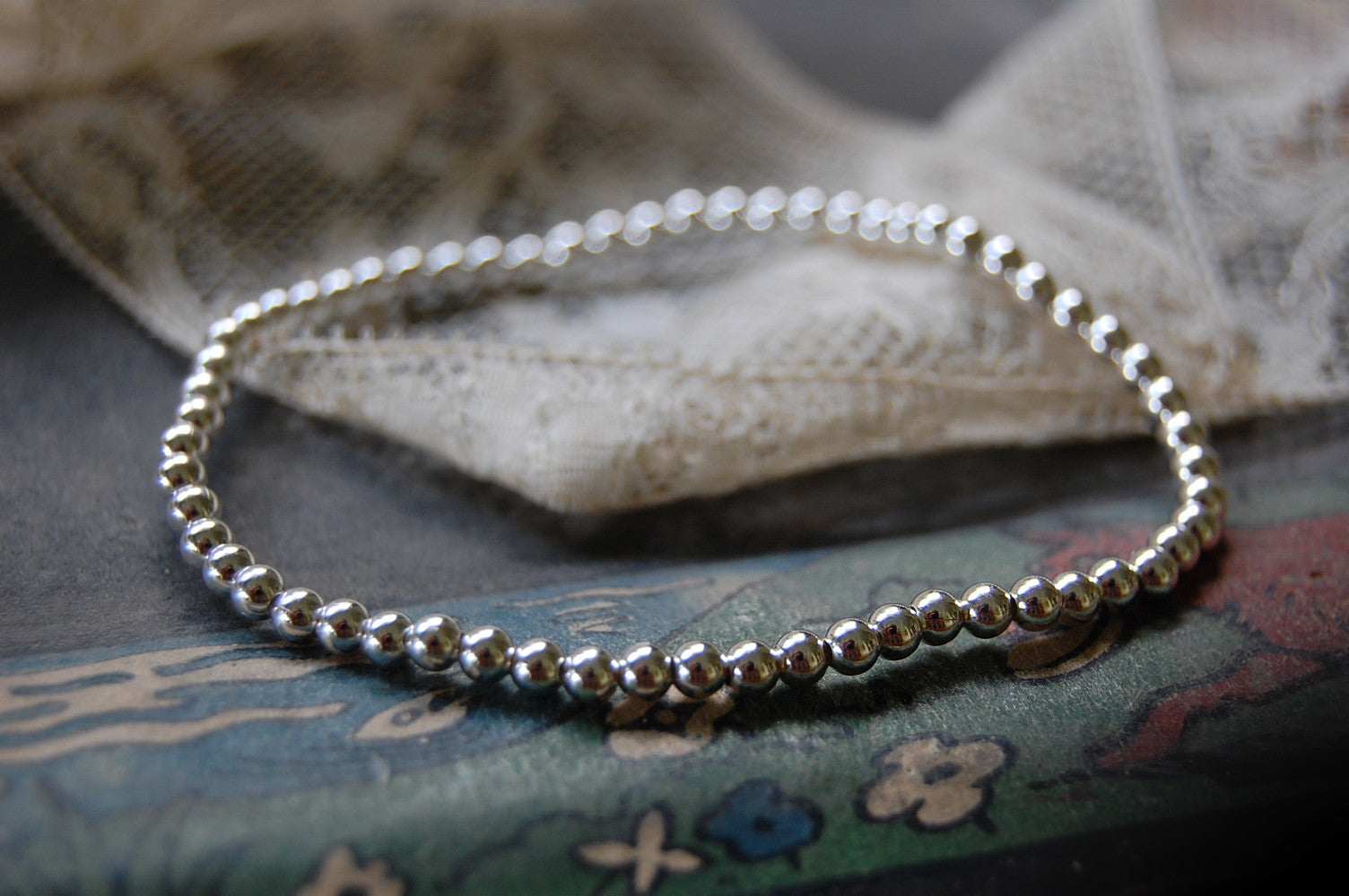 Thicker 'ball' bracelet | 925 Silver