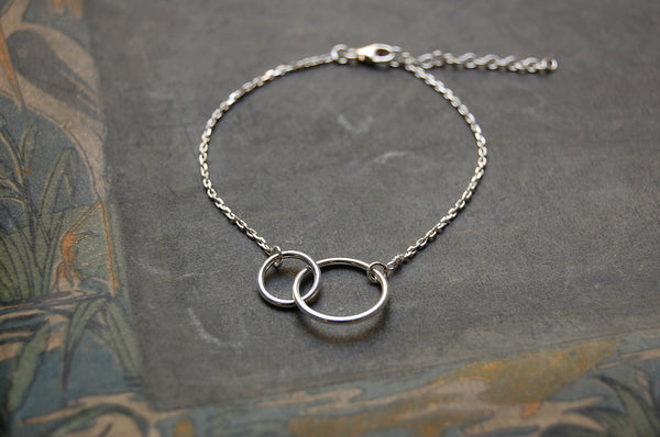 'two-rings' bracelet | 925 silver