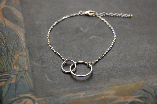 'Two-rings' bracelet | 925 Silver